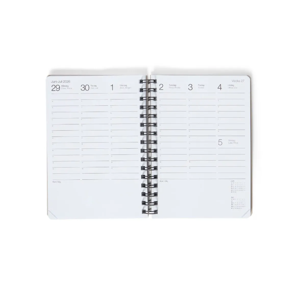 Agenda A5 2025/2026 Beige