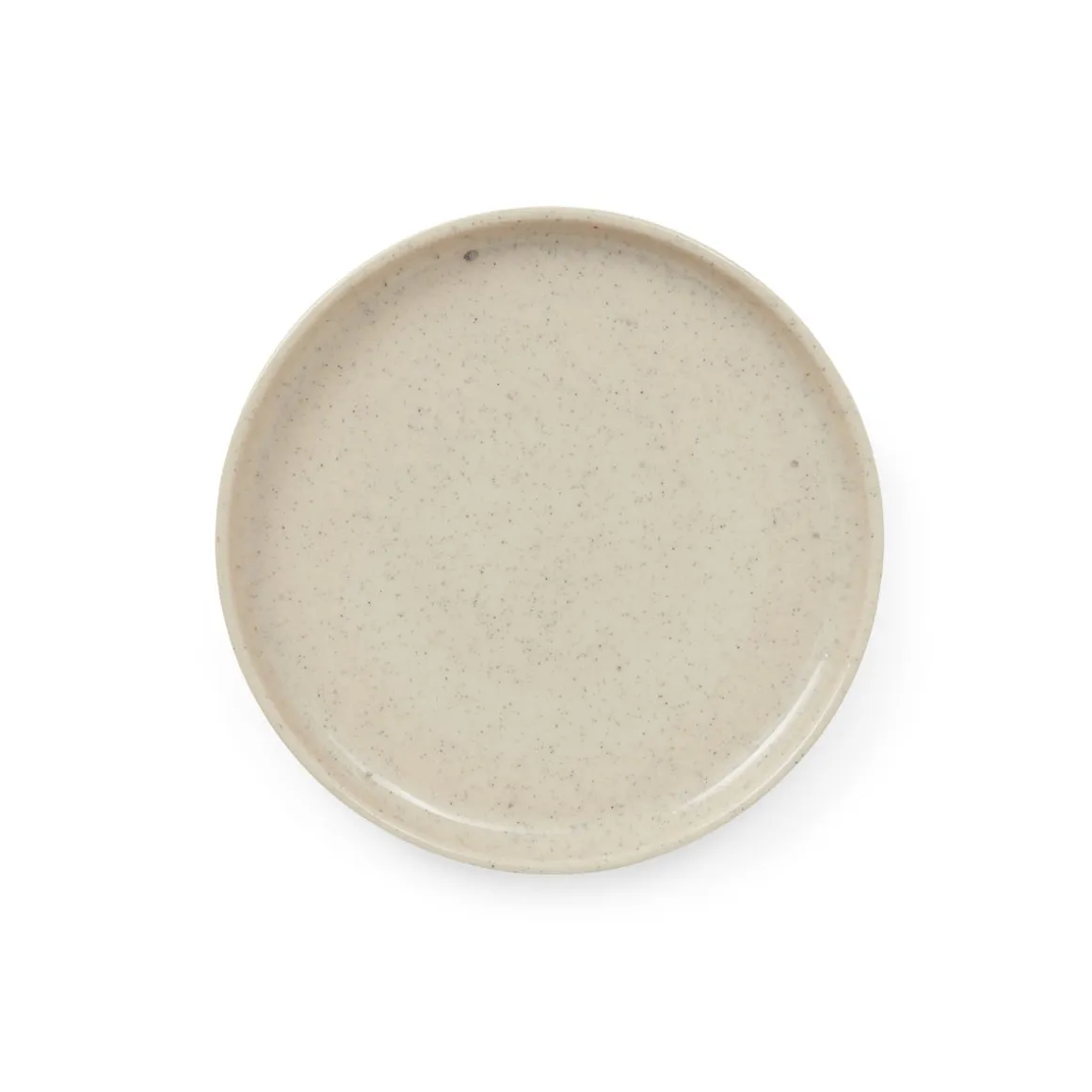 Assiett Bruno 22cm Stengods Spräcklig Beige