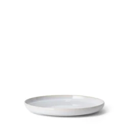Assiett Bruno Stengods 22cm Vit