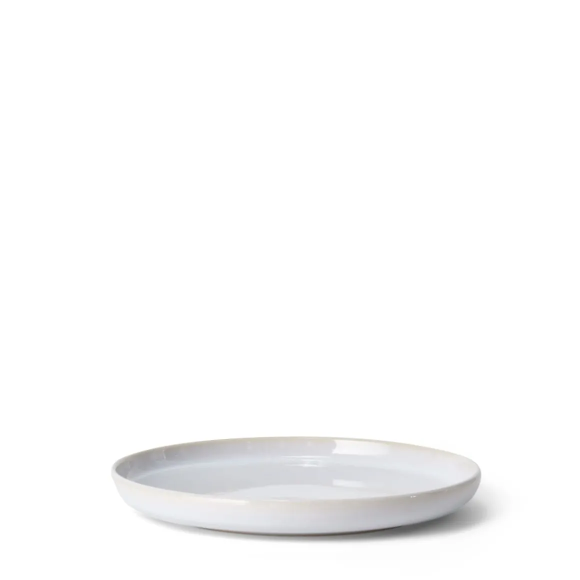 Assiett Bruno Stengods 22cm Vit