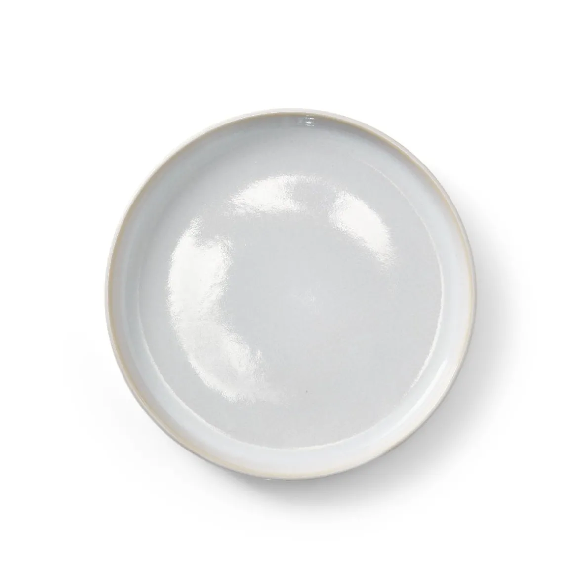 Assiett Bruno Stengods 22cm Vit