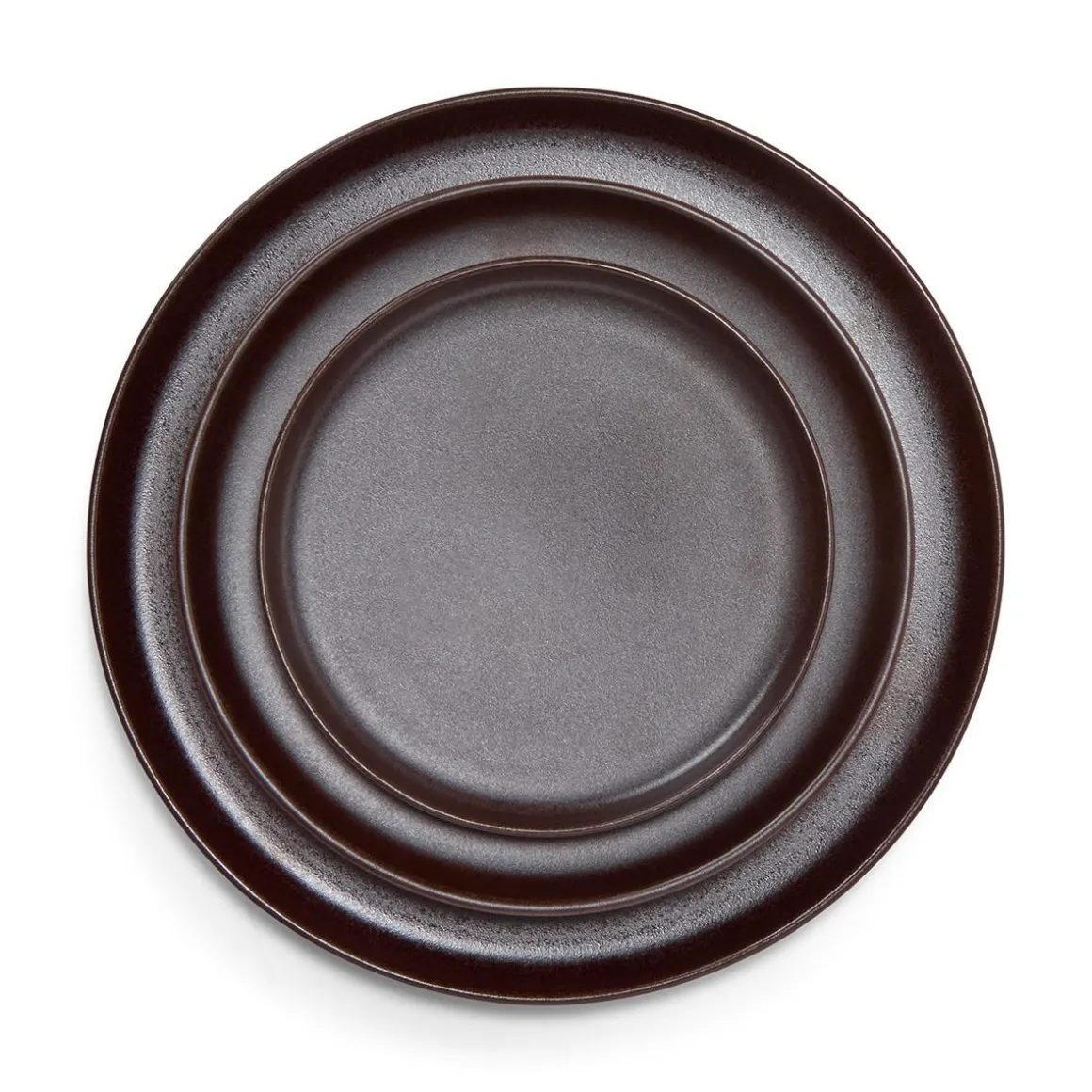 Assiett Bruno Stengods 17cm Brun