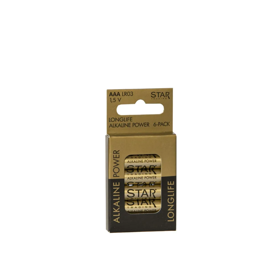 Batteri AAA 1,5V 6-p