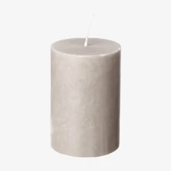 Blockljus Stearin 10x7cm Beige