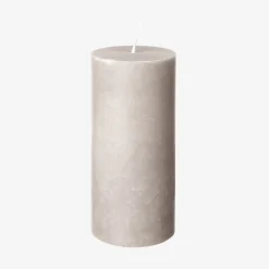 Blockljus Stearin 15x7cm Beige