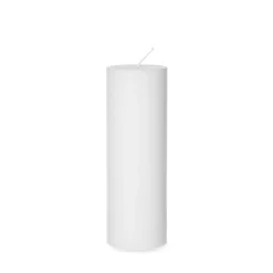 Blockljus Stearin 20x7cm Vit