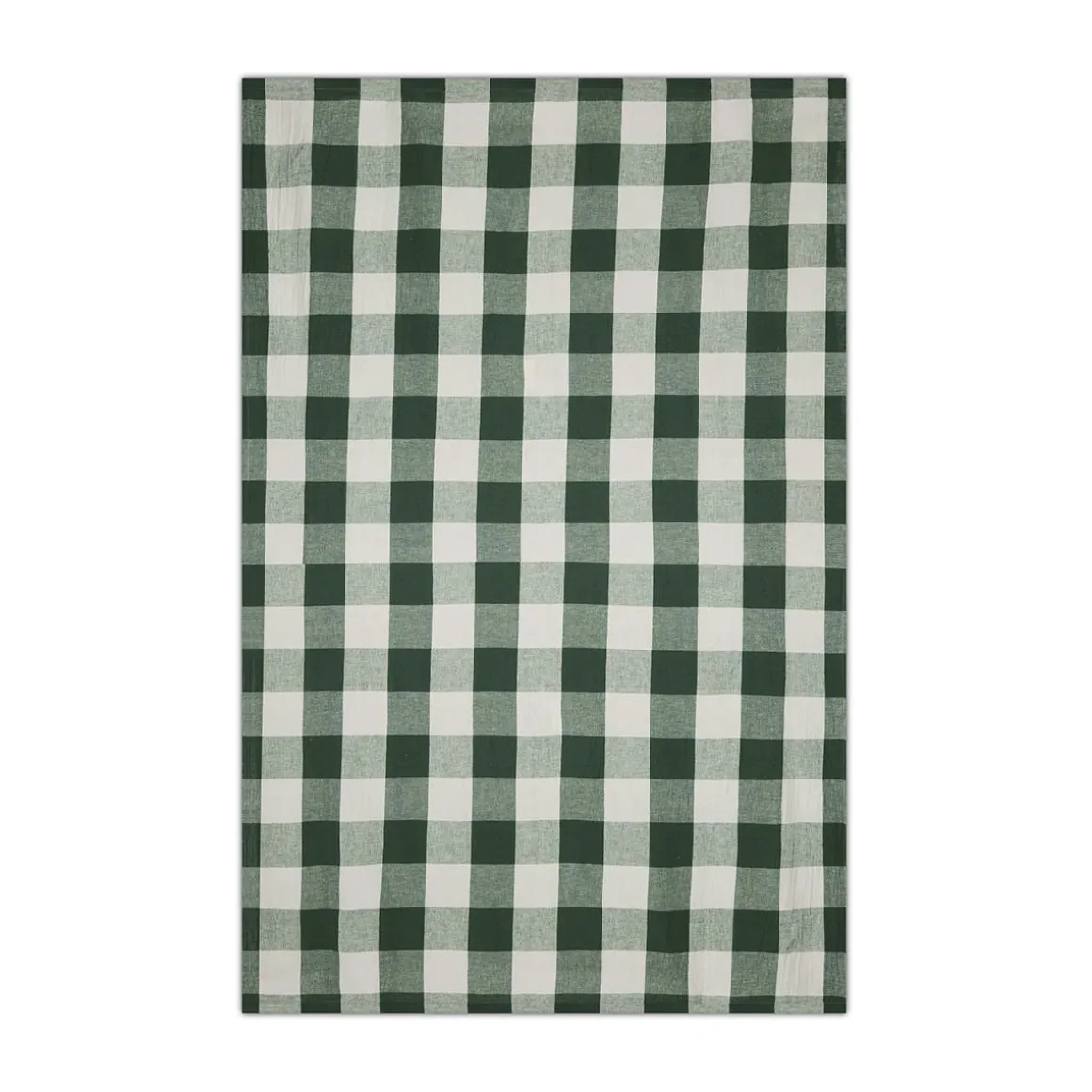 Bordsduk Check 240x140cm Linnemix Grön