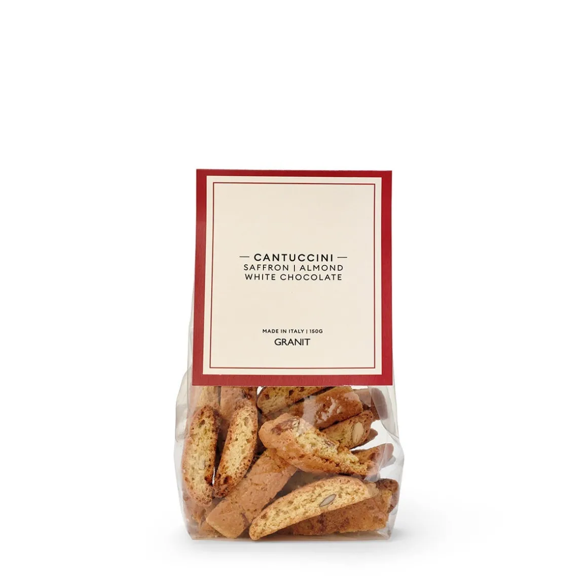 Cantuccini Saffran & Vit Choklad 150g