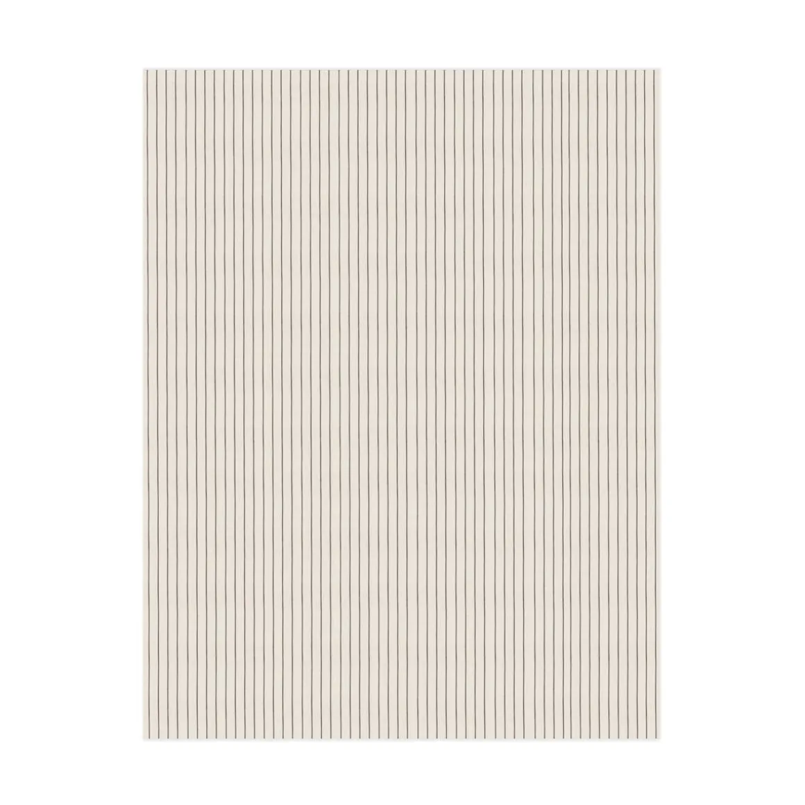 Duschdraperi Stripe 180x200cm Bomull Beige/Svart