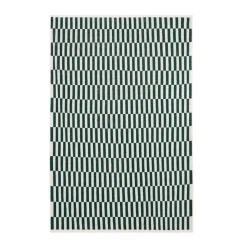 Handduk Avon 100x150cm Bomullsfrotté Grön/Vit