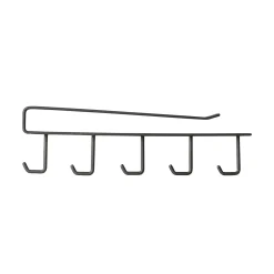Kroklist Hylla 25cm Svart