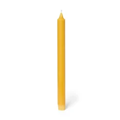 Kronljus H28cm Gul