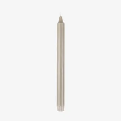 Kronljus Stearin Ljus Beige