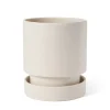 Kruka Stengods Fat 32cm Beige