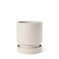 Kruka Stengods Fat 24cm Beige