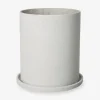 Kruka/Fat Polystone 22cm Vit