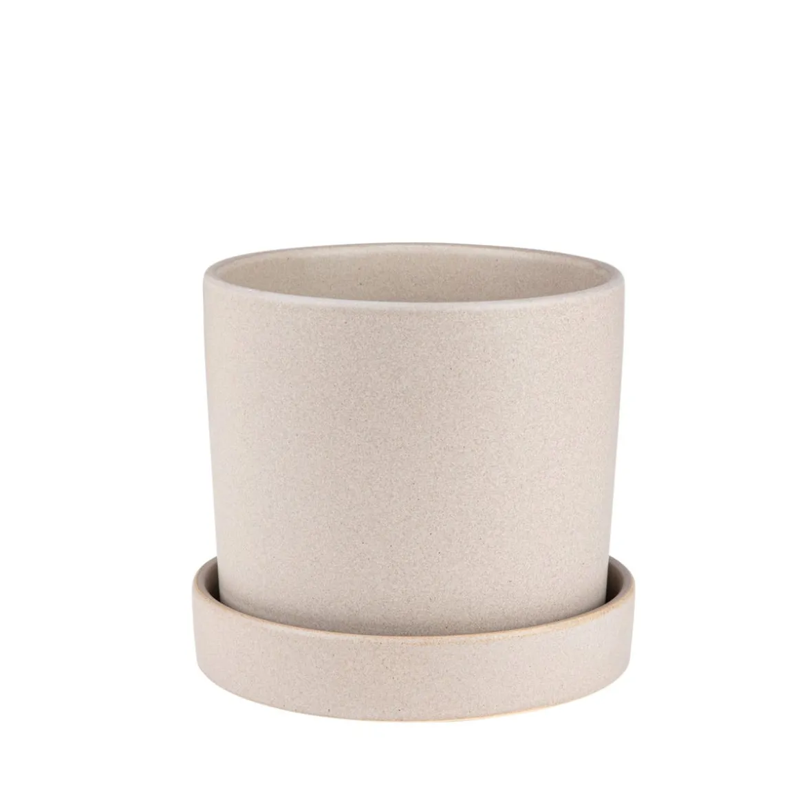 Kruka/Fat Stengods 17,5cm Beige