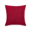 Kuddfodral Linnemix 50x50cm Vinröd
