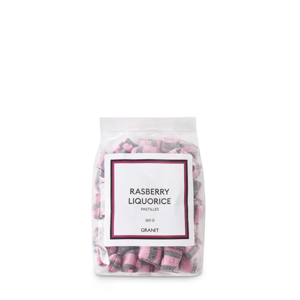 Lakrits- / Hallonkarameller 160g
