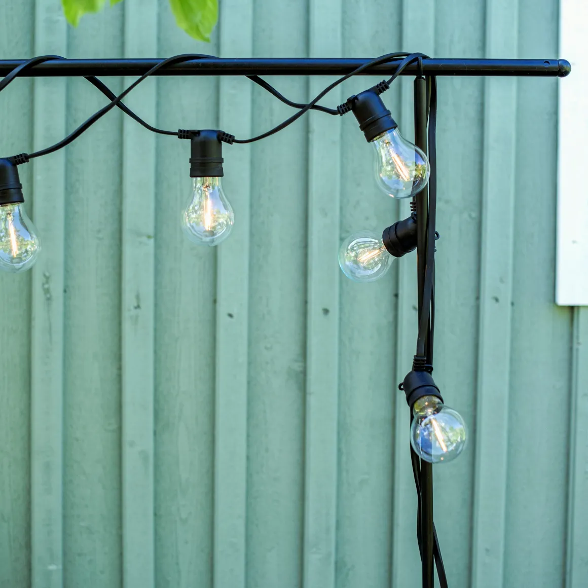 Ljusslinga 10 LED 5m Svart
