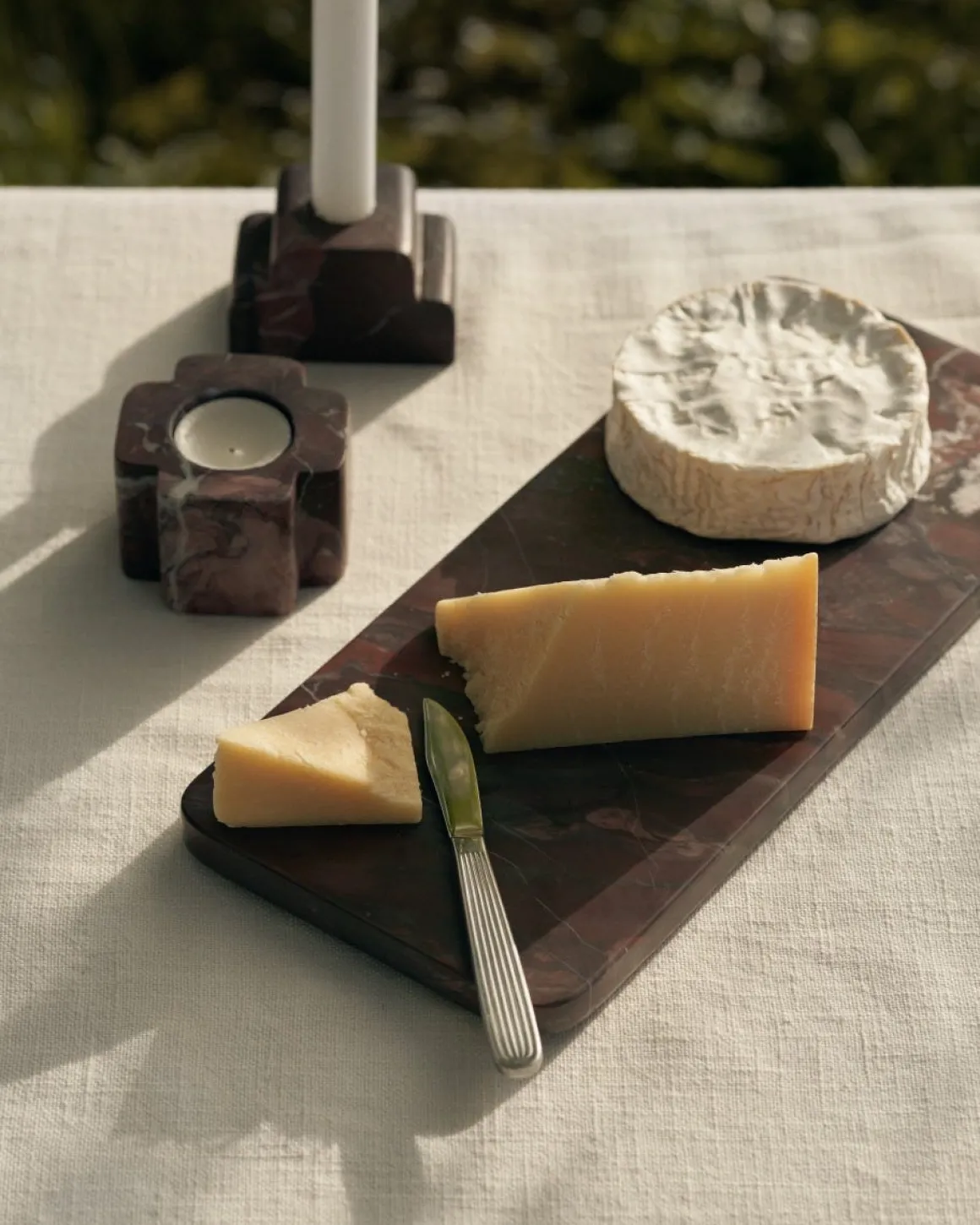 Ljusstake Radial 8x5,3cm Marmor