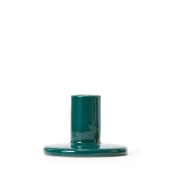 Ljusstake Signal Stengods 6,8x10cm Grön