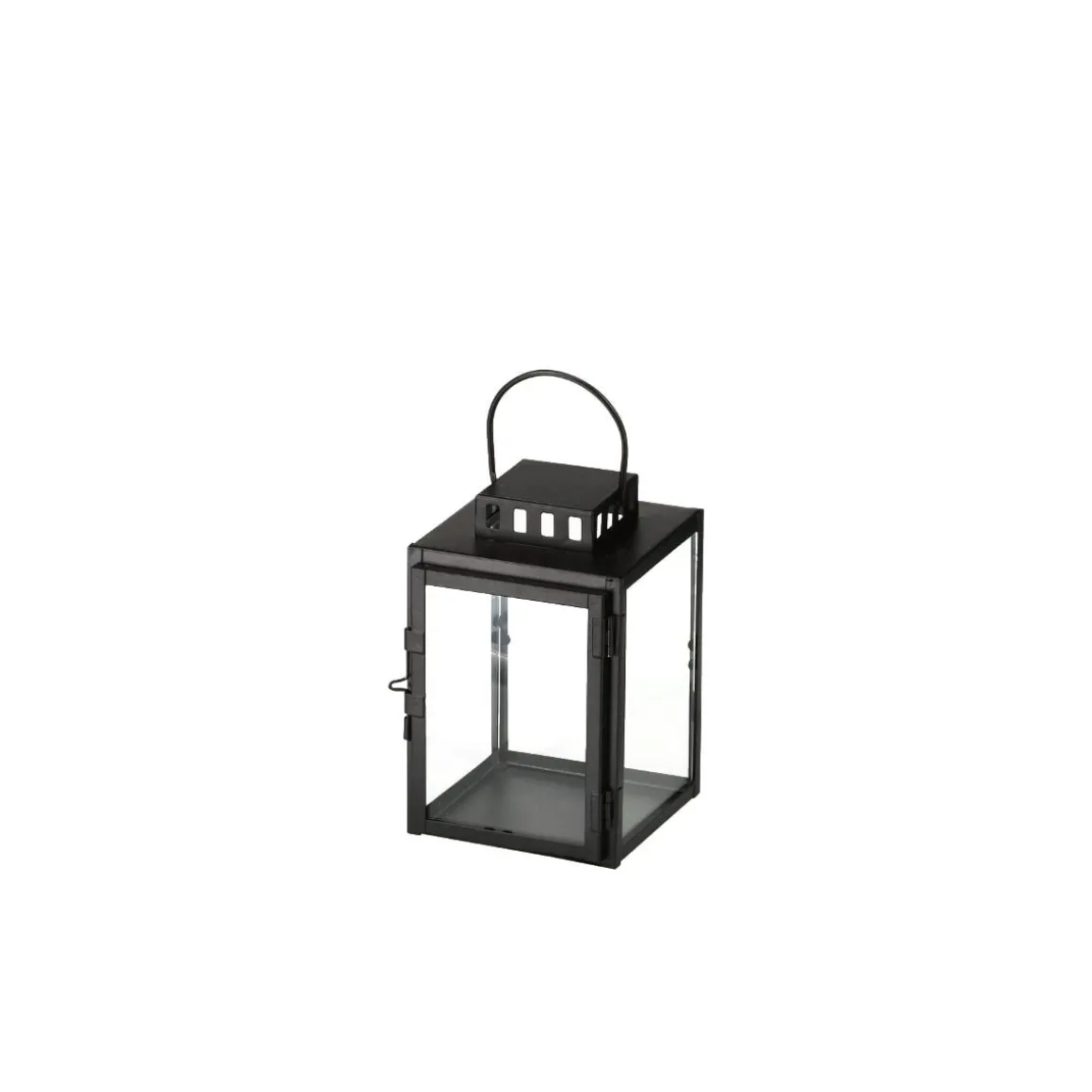 Lykta Metall 16cm Svart