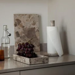 Pappershållare 28,5cm Marmor Beige