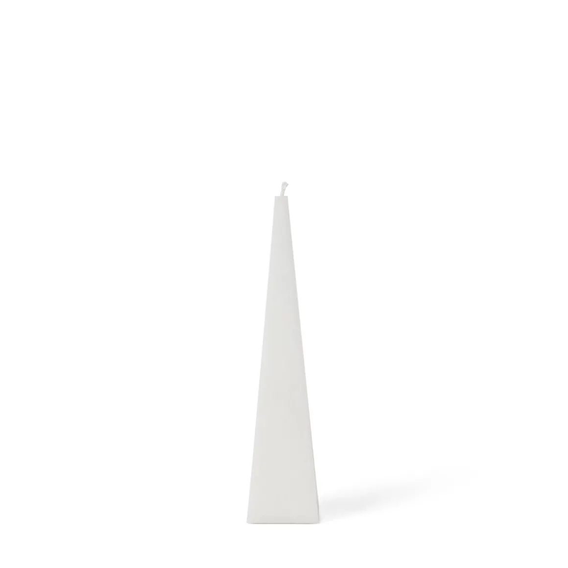 Pyramidljus Stearin 5,8x25cm Vit