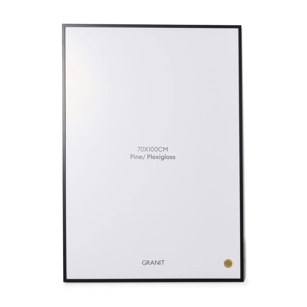 Ram Akrylglas 70x100cm Svart