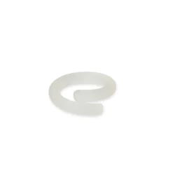 Servettring 2-p Glas Frostad