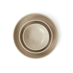 Skål Bruno 22cm Stengods Spräcklig Beige