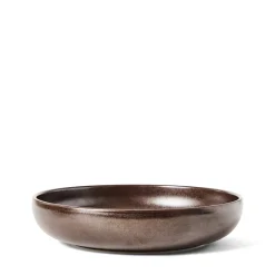Skål Bruno Stengods 22cm Brun