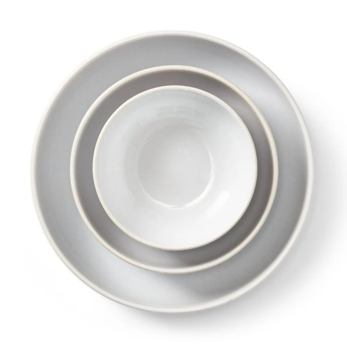 Skål Bruno Stengods 12cm Vit