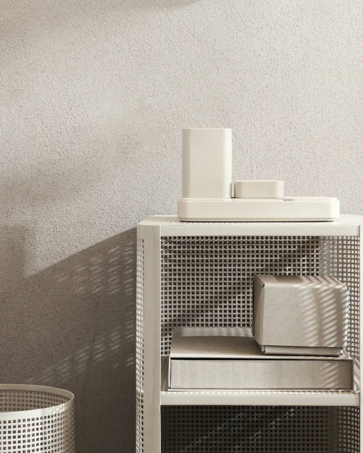 Skrivbordsförvaring Mono 24x8cm Beige