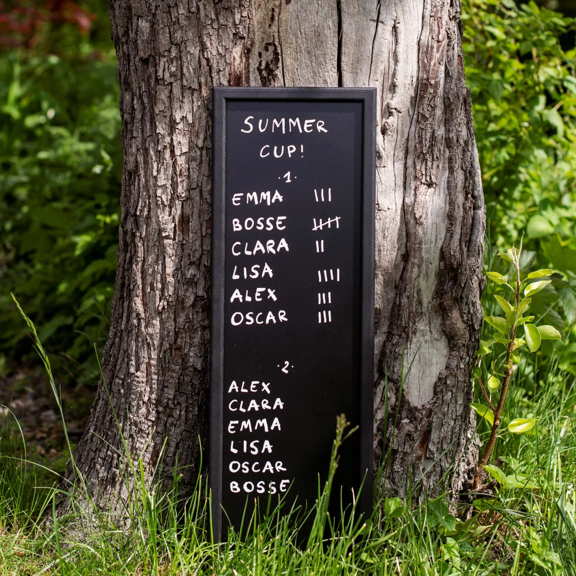 Skrivtavla 20x60cm Svart