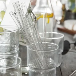 Sugrör Glas 4-p