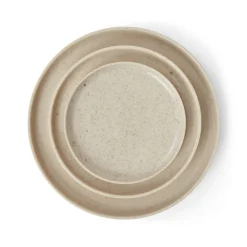 Tallrik Bruno 28cm Stengods Spräcklig Beige
