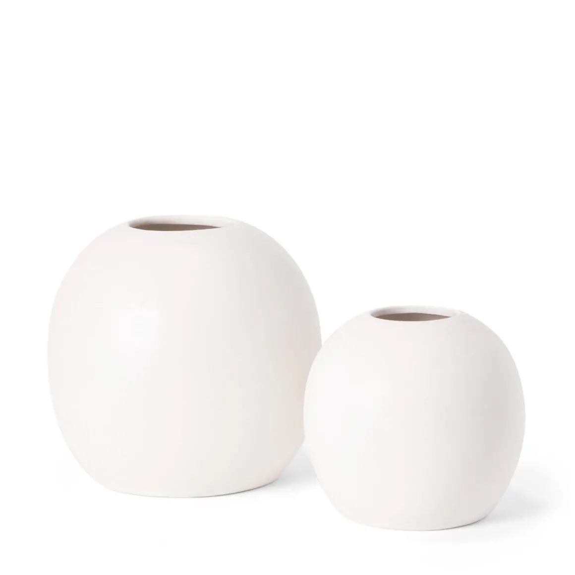 Vas Keramik Lovisa Rund Stor 20x19cm Vit