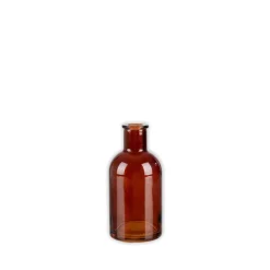 Vas Stickling Hög 12x5,7cm Amber
