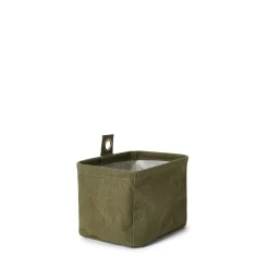 Väggkorg Hopvikbar Khakigrön 15x20cm